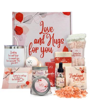 Self Care Package For Women-Birthday Gifts for Women-Mom Gift Basket-Relaxation Gifts For Women-Get Well Soon Gifts-Spa Gifts For Women-Gift Set For Women-Thinking of You Gift Basket By Vital Affair
