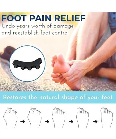 Unisex Gel Toe Spacers - Pain Relief for Hammer Toes Overlapping Toes & Bunion Relief - White Toe Spreaders - Buy Online on GoSupps.com