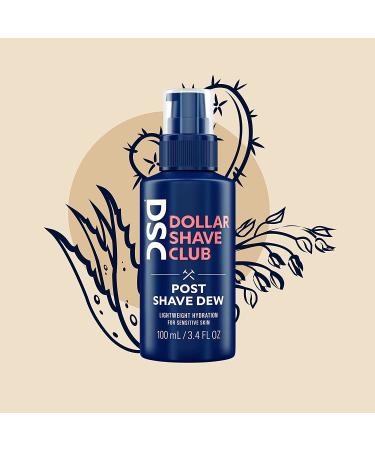 Dollar Shave Club Double Header Electric Trimmer Grooming Set | 4-Blade Razor Cartridges, Shave Cream, Post Shave Dew | Black Trimmer Handle | Best Shave Bundle - Buy Online on GoSupps.com
