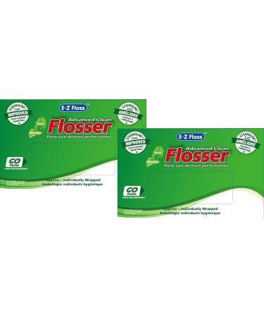 EZ Floss Mint -240 Mint Flavoured Dental Floss Picks with Strongline Floss - Individually Wrapped Flossers. - Buy Online on GoSupps.com