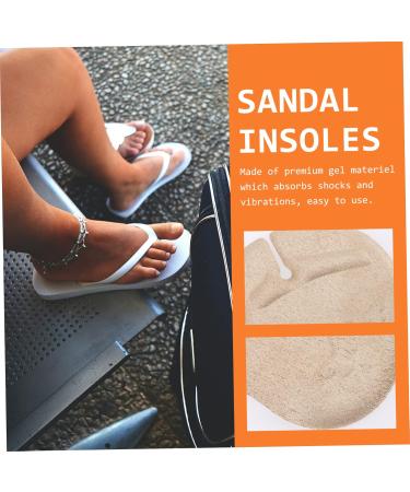 NOLITOY Forefoot Pad Stickers | 12 Pairs Gel Insoles & Toe Protectors for Flip-Flops & Sandals | Non-Slip Foot Protection - Buy Online on GoSupps.com