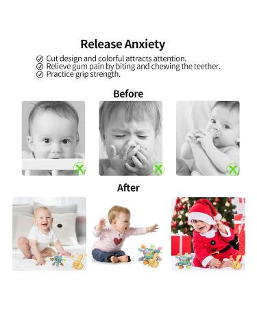 Buy Raripida BPA-Free Silicone Baby Biting Toys | Tooth Teether Ball for 0-12 Months - Perfect Gift - Buy Online on GoSupps.com