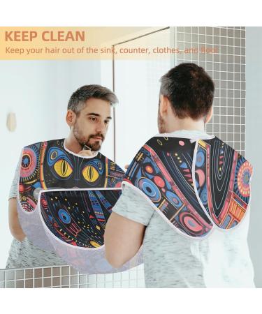 Black Cat Beard Bib Apron - Ultimate Beard Hair Catcher for Men | Perfect Gifts for Dad Husband - Father's Day Anniversary Christmas - Buy Online on GoSupps.com