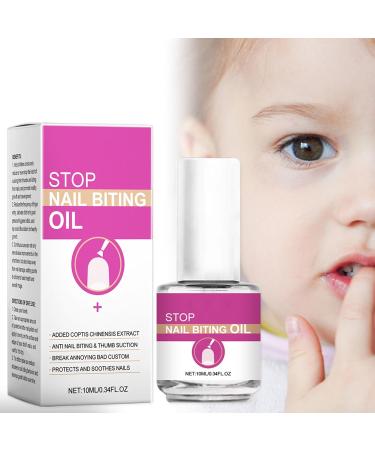 Anti Nail Biting Polish Anti Nail Biting Nail Oil - Nail Care No Bite Nail Polish Nail Biter Stopper Safe & Effective Solution Stop Biting Nails for Kids - Buy Online on GoSupps.com