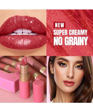  G n rique Travel Lipstick Kit 6 Colors Moisturizing Tinted Lip Balm | Glossy Water-Resistant Long-Lasting for Teens Women Weddings Parties and Everyday Wear - Buy Online on GoSupps.com