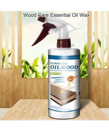 Wood Floor Polish - 500ml Powerful Wood Floor Luster Booster | Household Floor Cleaners With Natural Plant Oil Leaves Protective Layer Lambo - Buy Online on GoSupps.com