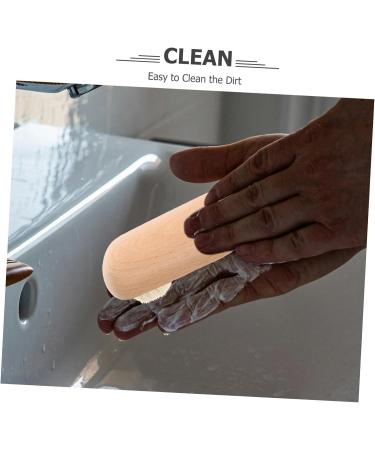 Nail Cleaning Brush Nail Brush Nail Scrubber Brush Nail Cleaner Brush Fingernail Scrub Brush Finger Nail Scrub Brush Toe Brush Wool minkissy - Buy Online on GoSupps.com