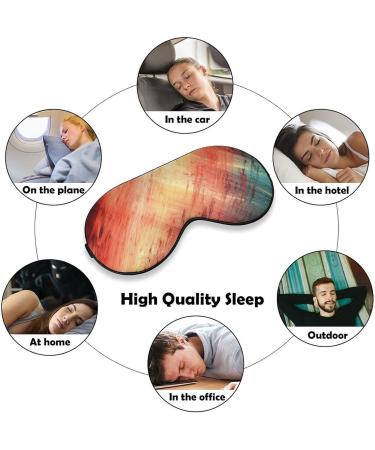 Sleep Mask for Men & Women | Abstract Art Eye Cover | Breathable & Adjustable Light Blocking Sleep Mask for Nap & Night Rest - Buy Online on GoSupps.com