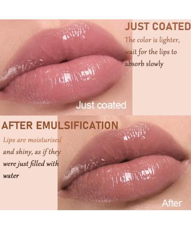 Tinted Lip Balm Lipstick Lipgloss Waterproof Long Lasting Lipstick for Lip Plumper Gloss And Makeup Liquid Blush Lip Tint Gift (Oat-Semi-Sheer) - Buy Online on GoSupps.com