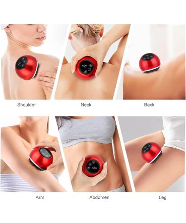Portable Gua Sha Massage Device - 5 Temperature Levels & Suction for Cellulite & Body Fatigue Relief | International Shipping - Buy Online on GoSupps.com