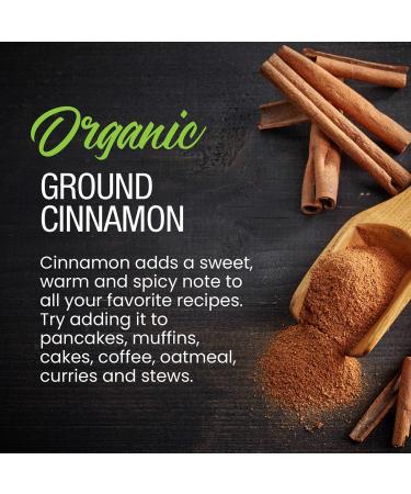 The Spice Lab Organic Cinnamon Powder - 1.6 oz French Jar | Gluten-Free & Non-GMO Cassia Cinnamon for Baking, Coffee & Meat Dishes - Buy Online on GoSupps.com