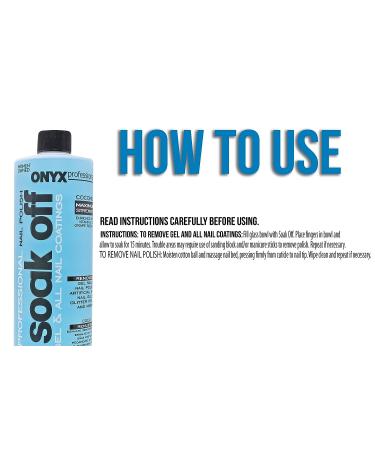 Onyx Professional Coconut Nail Polish Remover 16oz & Nail Dryer 7.5oz Set - Coconut Scented | 2 Piece Combo - Buy Online on GoSupps.com