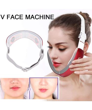 ECOBAMB V Face Machine - Reusable V Line Mask for Double Chin Reduction and Face Slimming - Red-1 - Buy Online on GoSupps.com