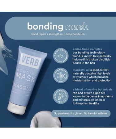 VERB Bonding Mask 6.3 Fl Oz - Intensive Hair Repair & Strengthening | Buy Online Ship Worldwide - Buy Online on GoSupps.com