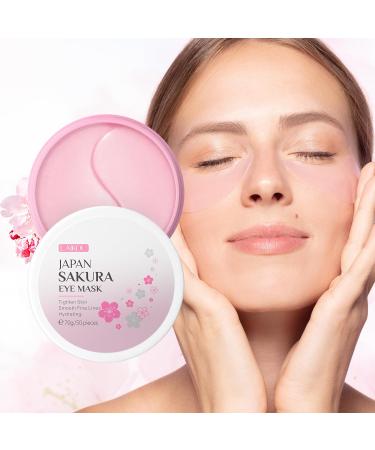 Eye Mask JAPAN SAKURA - 100pcs Nourishing Eye Patches for Puffy Eyes Dark Circles & Under Eye Bags - Buy Online on GoSupps.com