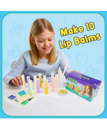 PURPLE LADYBUG Kids Lip Balm Making Kit - Natural Ingredients, Great Gift Idea for 8 Year Old Girls, DIY Lip Gloss Kit for Tween & Teen Girls - STEM Activity - Buy Online on GoSupps.com