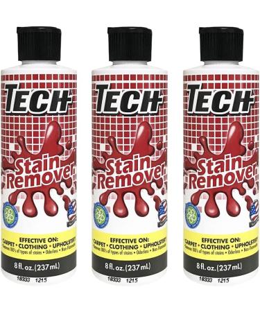Tech Stain Remover - 8 oz Spray for Carpet Clothing & Upholstery - Effective 3 Pack (100ml) - International Shipping Available - Buy Online on GoSupps.com