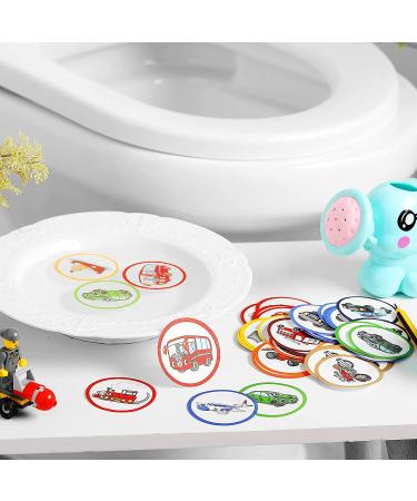 Potty Training Boys Toilet Targets - 120 Pieces Cars Style Flushable Pee Targets for Toddlers - Buy Online on GoSupps.com