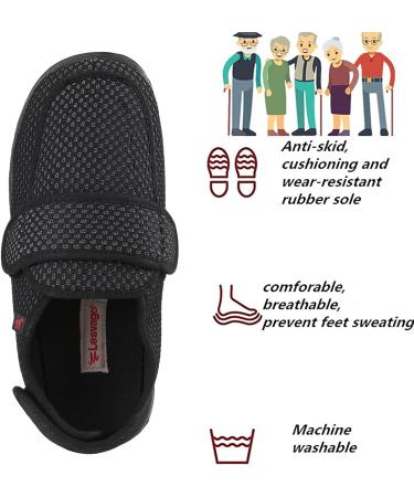 Womens Diabetic Slippers Edema Shoes With Adjustable Strap Extra Wide Comfortable Walking Shoes Indoor Outdoor Relief for Swollen Feet Elderly 11 Adjustable Slippers - C - Buy Online on GoSupps.com
