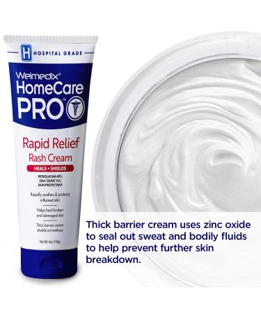 Welmedix Home Care Pro Rapid Relief Diaper Rash Cream - Pack of 3 - 4 Oz. - Buy Online on GoSupps.com