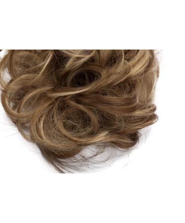 Shop Messy Hair Ponytail Extensions | Scrunchy Bun Updo | Wavy Light Brown to Gray Blonde - Top Quality Hair Accessories - Buy Online on GoSupps.com