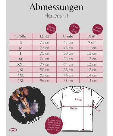 Personalized Dachshund T-Shirt for Dog Owners | Custom Name Gift by Shirtracer - Black Mens Size M - Buy Online on GoSupps.com