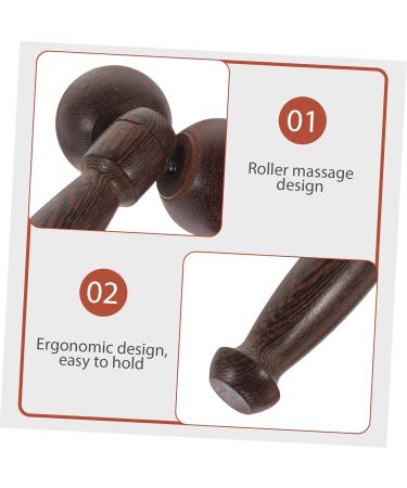 FOMIYES Chicken Wing Wood Massager & Face Roller - Premium Relaxation Tools for Women | Eye & Facial Massage Therapy - Buy Online on GoSupps.com