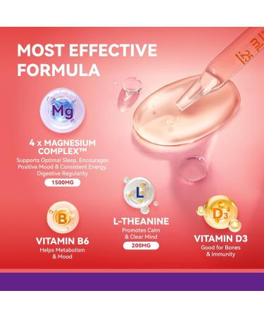 Magnesium Glycinate|Gummies for Adults Sleep Relaxation & Focus Pineapple Flavor & Liquid with Magnesium Citrate & Taurate Strawberry Flavor - Buy Online on GoSupps.com