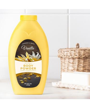 R-NEU Body Bath Powder for Women 100% Talc-Free Luscious Fresh Vanilla Dusting Powder Extra Large Bottle 8oz - Buy Online on GoSupps.com