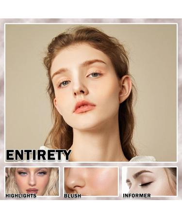 6 Colors Eyeshadow Palette - Long Lasting Waterproof Eye Makeup Set with 5 Brushes | Matte Highlighters & Blush for Women - Shop Now - Buy Online on GoSupps.com