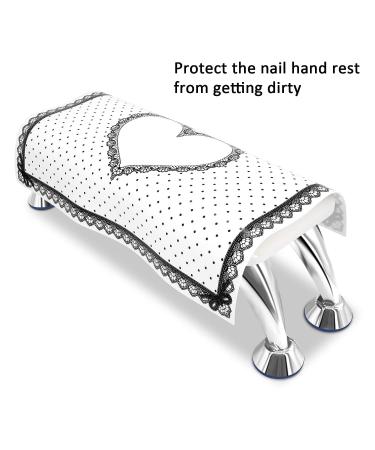 Nail Arm Rest - Microfiber Leather Manicure Hand Pillow for Nail Techs - White - Buy Online on GoSupps.com