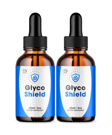 (2 Pack) Glyco Shield Drops Official Glyco Shield Blood Support Drops with All Natural Ingredients GlycoShield Maximum Strength Liquid Supplement to Support Your Health and Wellness (60 Servings)