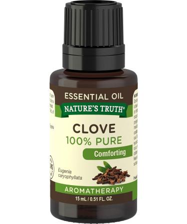 Buy Nature's Truth Clove Essential Oil 0.51 oz - Pure Aromatherapy for Wellness | International Shipping Available - Buy Online on GoSupps.com
