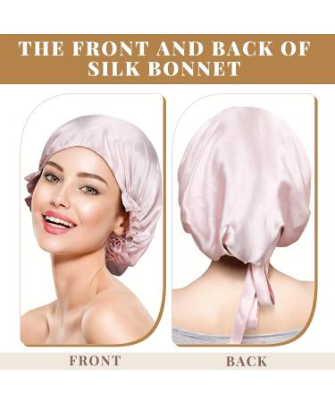 6-Piece Silk Bonnet & Scrunchies Set for Women and Girls - Silk Night Sleep Cap & Ponytail Holder for Hair Care and Makeup - Buy Online on GoSupps.com