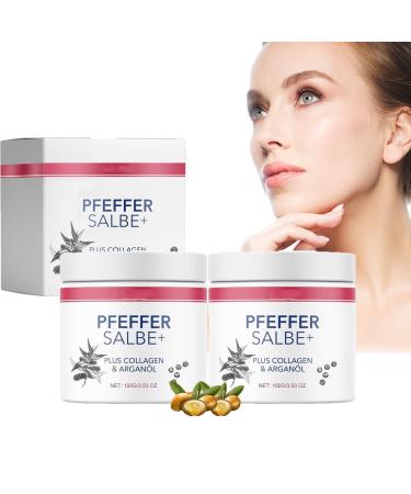 Pepper ointment plus - pepper ointment for browning pepper ointment for browning pepper ointment for browning with plus collages & argan oil pepper rich ointment active pepper ointment - 100ml (2PC)