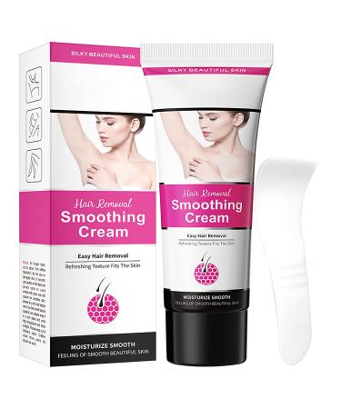 Hair Removal Cream, Painless Hair Remover Depilatory Cream for Underarms Bikini Pubic and Body Fast & Effective Suitable for Women 1 pcs