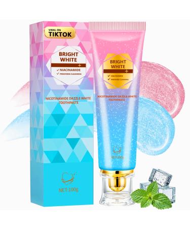 Niacinamide Whitening Toothpaste Niacinamide Intense Whitening Toothpaste Gently Removes Stains Improves Oral Health Freshens Breath 24 Hours 3.53 Ounce (Pack of 1)