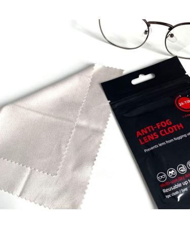 5 Pack Nano Anti-Fog Cleaning Cloths for Glasses Sunglasses & Camera Lenses - Reusable Microfiber Towels for Ultimate Clarity - Buy Online on GoSupps.com