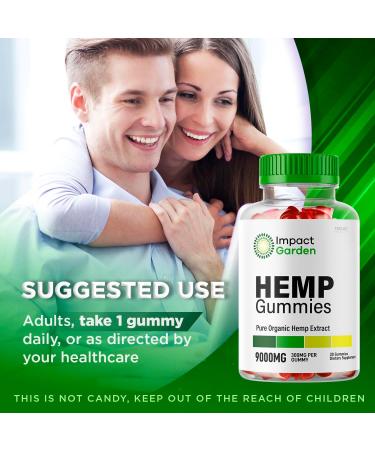 Impact Garden Hemp Gummies for Men - 30 Day Supply - Buy Online on GoSupps.com