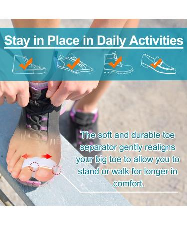 Sumiwish 16 PCs Gel Bunion Correctors & Toe Separators - Relieve Bunions Overlapping Toes & Foot Pain - Buy Online on GoSupps.com