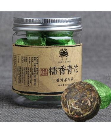 Helloyoung Chinese tea 100 g (0.22lb) Yunnan rawer PU Erze Green Green Tuo Dose Jglutinous Rice Puer Tee Green Tea Pu-Erh Te Menghai Pu Erh Tee Healthy Puerh Tea Green Sheng Chak