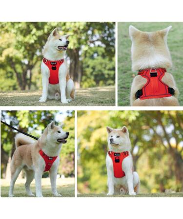 Buy Eyin Adjustable Dog Harness for Medium Dogs - Breathable Reflective & Padded - Perfect for Training (Red M) - Buy Online on GoSupps.com