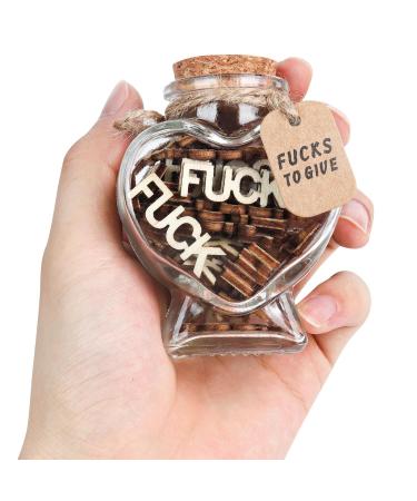 Jar of Fucks Gift Jar Funny Gag Christmas Birthday Gift Fuck Bad Mood Vent Spoof Gifts