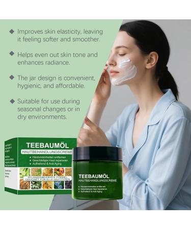  Generisch Set of 2 tea tree oil creams for women natural cosmetics for the care of impure skin for all skin types - Buy Online on GoSupps.com