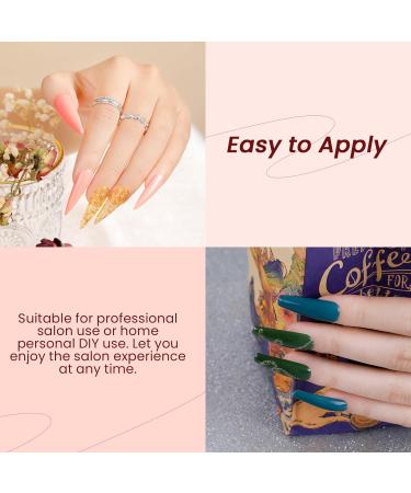 VANREESA Gel Nail Polish Set with Lamp Starter Kit - 18 Colours, Classic Pink Red Glitter Soak Off Gel Polish Set - 33 Piece Nail Salon Set for Women - Buy Online on GoSupps.com