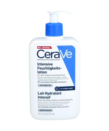 CeraVe Intensive Moisturizing Lotion for very dry and irritated skin restores the protective barrier enriched with essential ceramides and shea butter 473 ml