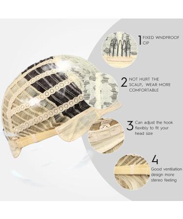 Bestung 613 Blonde Short Curly Wavy Wig with Bangs for Middle-Aged Women - Premium Synthetic Fashion Hair (Pack of 1) - Buy Online on GoSupps.com