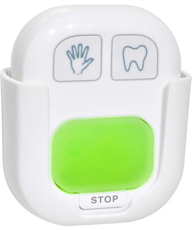 Hygienic TFA Dostmann 38.2046.02 Wash and Toothbrush Timer - No Drilling, White, for Children and Adults - Buy Online on GoSupps.com