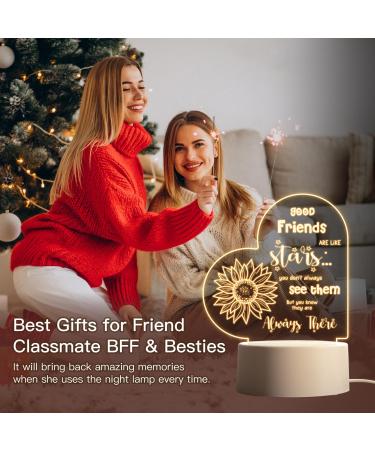 Best Friend Night Light - Birthday & Friendship Gifts for BFF - Long Distance & Going Away Presents - Buy Online on GoSupps.com