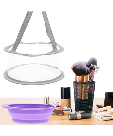 Premium Makeup Brush Cleaning Mat & Silicone Drying Net | Foldable Brush Cleaner Pad for Sponges & Powder Puffs - International Shipping - Buy Online on GoSupps.com